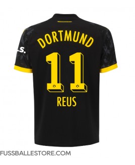 Günstige Borussia Dortmund Marco Reus #11 Auswärtstrikot Damen 2023-24 Kurzarm